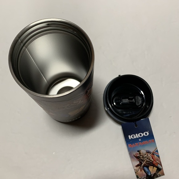 Iron Maiden Band 16 oz TumblerThe Trooper Stainless Steel Igloo Can New - Picture 8 of 12